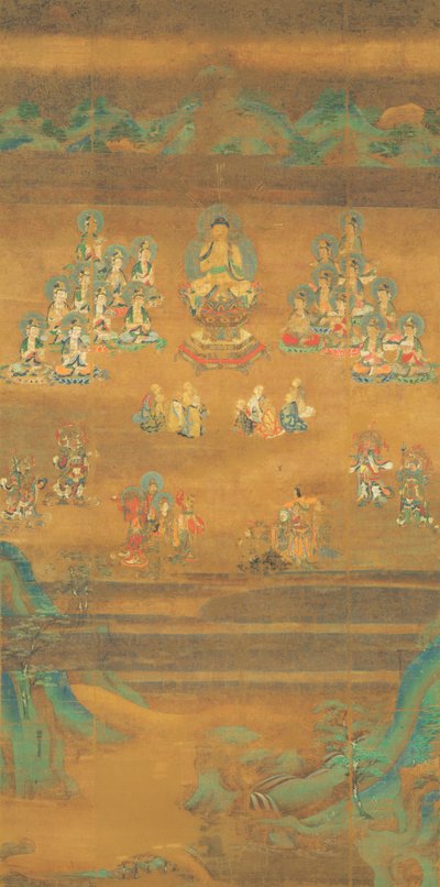 Shaka Preaching on Vulture Peak, Nara National Museum by Unbekannt Unbekannt